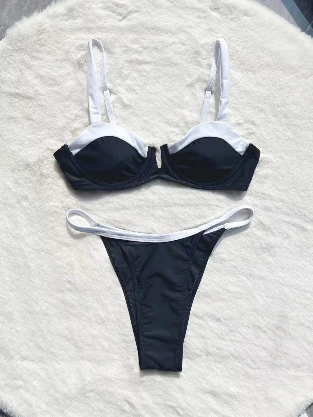 Oceana - Black Contrast Bikini Set