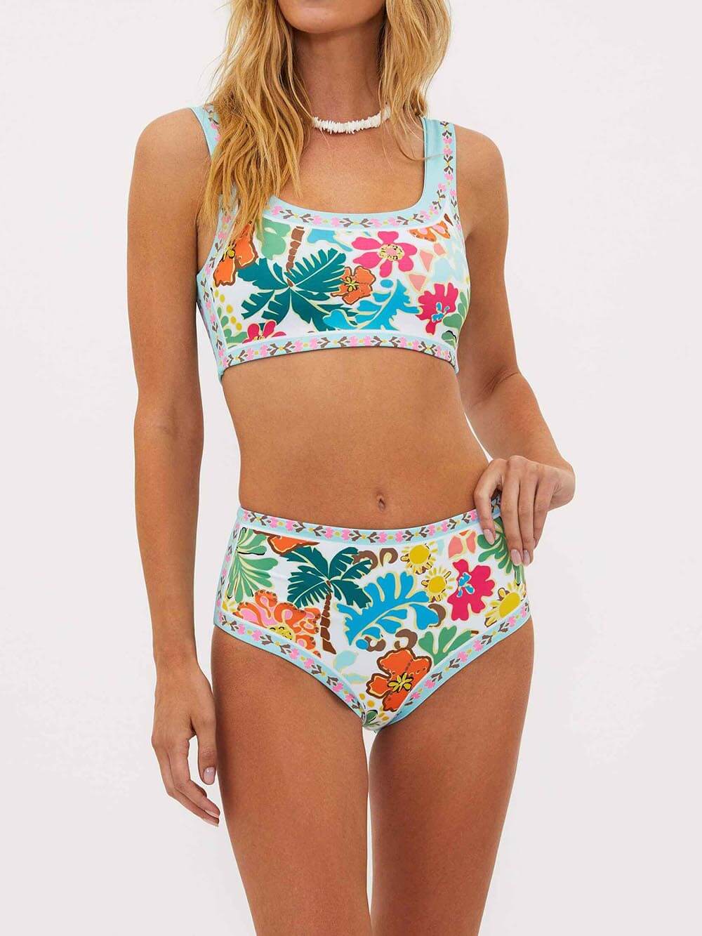 Moana - Supported Floral Stretch Bikini