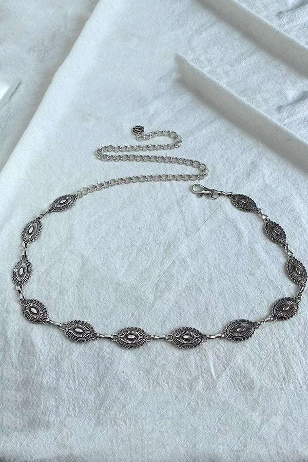 Raegan | Retro Geometric Waist Chain