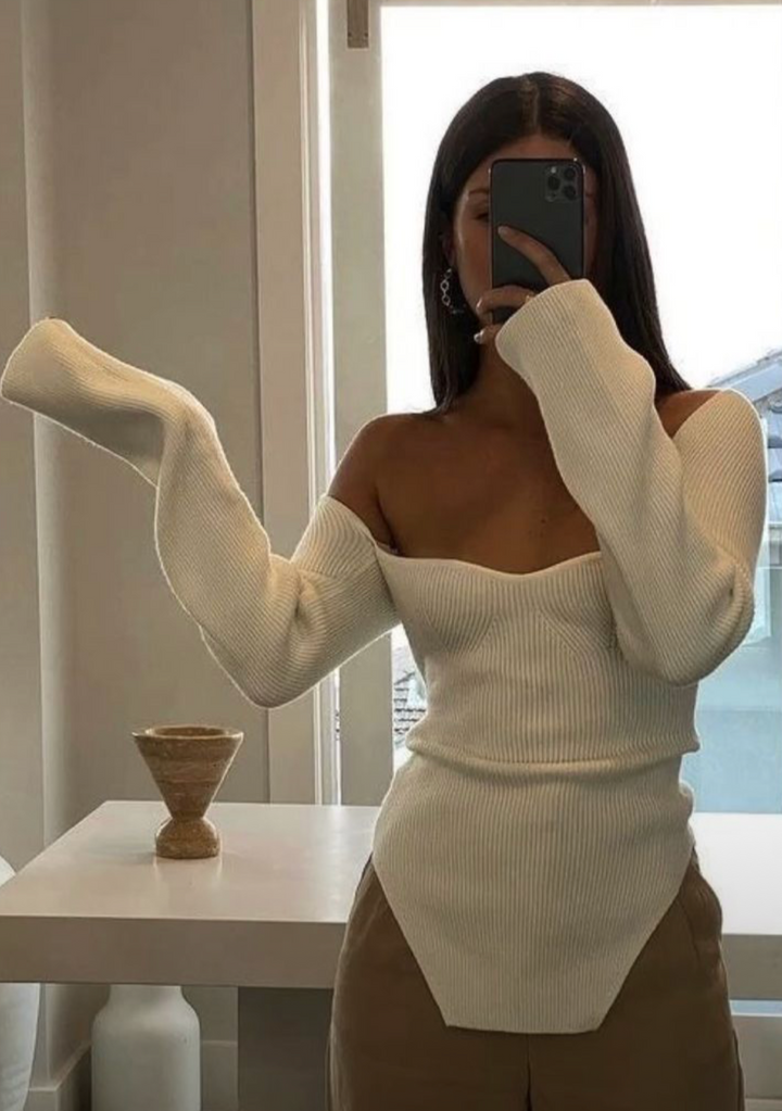 Monroe - Square Neck Bodycon Top