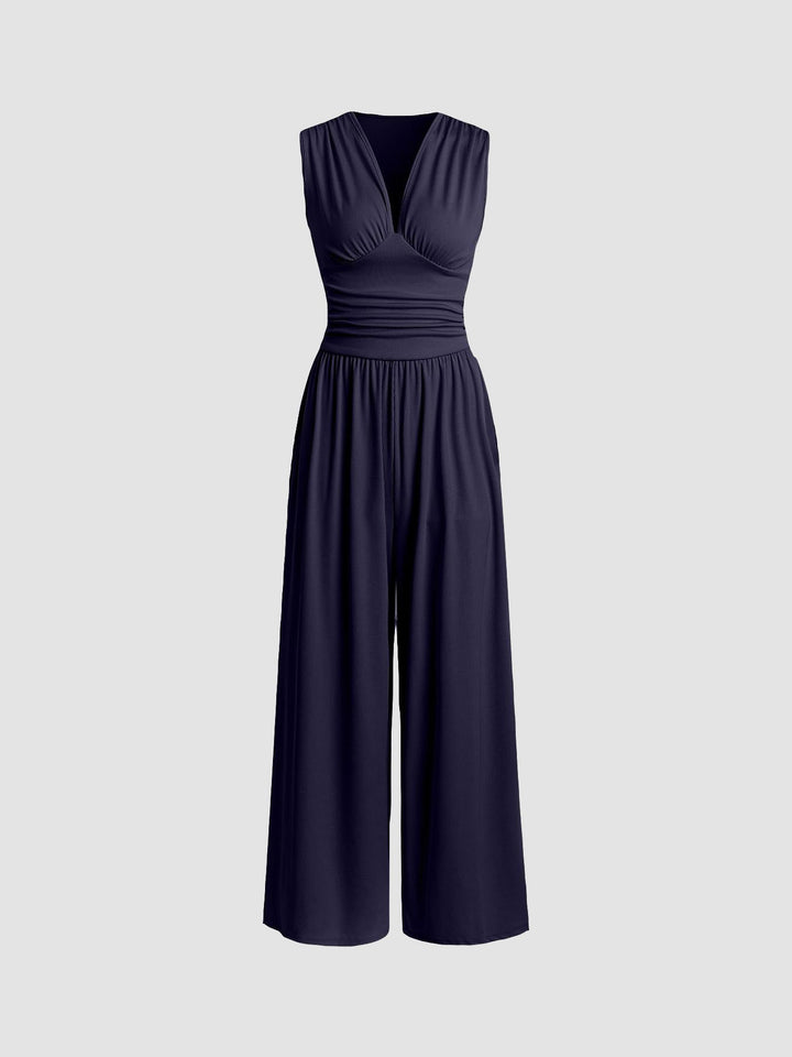 Skye | Sleeveless Wide-Leg Jumpsuit