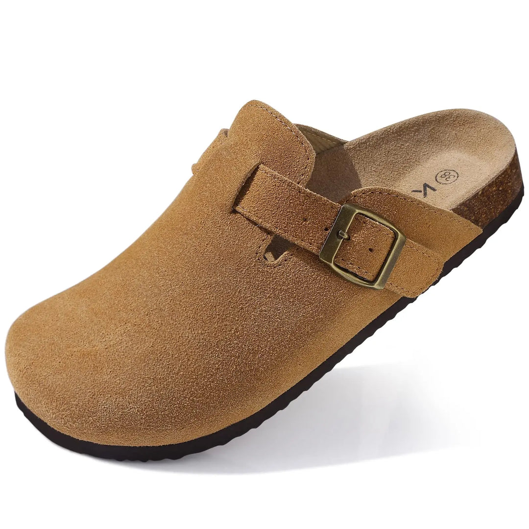 Naomi | Orthopaedic Suede Clogs