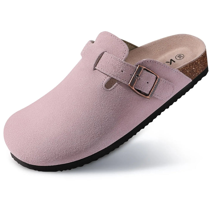 Naomi | Orthopaedic Suede Clogs