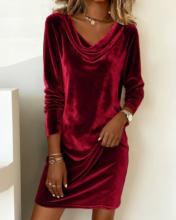 Celina | Elegant Velvet Dress